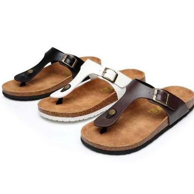 China High Quality Cork Foot Bed Sandal Outdoor Slippers Summer Men's and Women's Outdoor Slippers for sale