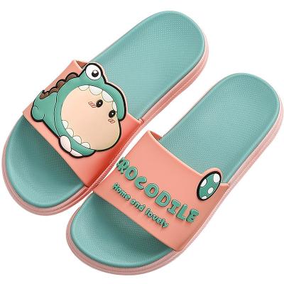 China Anti-Smell Anti-Smell Non-Slip Cute Multicolor Home Slippers Cartoon Bathroom Shower Slipper Soft Sole PVC Sides Beach Sandals for sale