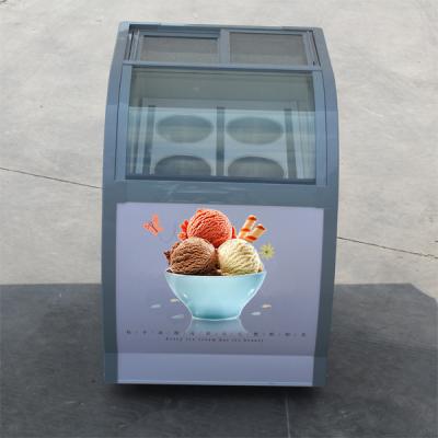 China Show case refrigerator ice cream freezer for convenience store en venta