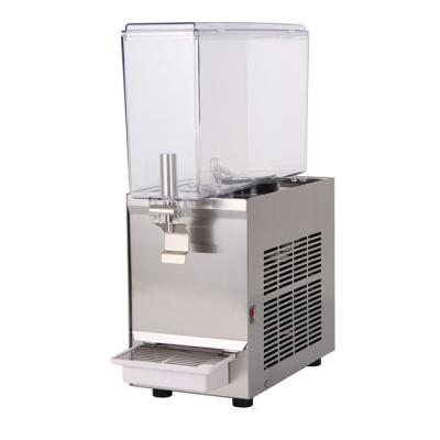 China Hot cold double temperature 2tanks used juice commercial cold drink dispenser for sale