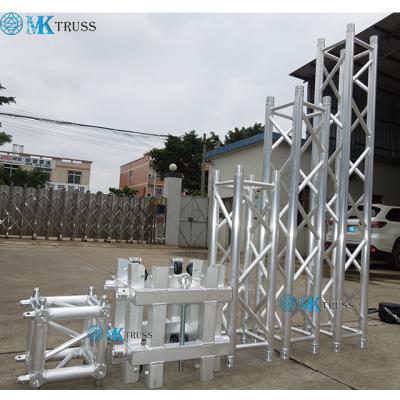 Cina Aluminum 6082-T6 curved aluminum heavy duty truss tower lift in vendita