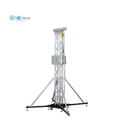 China line array ground support speaker tower with sleeve block for the beam truss for sale