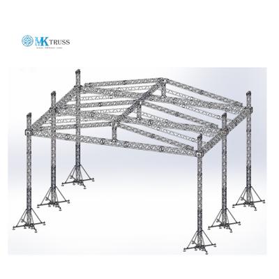 Cina aluminum cheap folding truss for concert scaffolding truss system in vendita