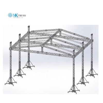 中国 Mobile Stage and Canopy for stage rental/L roof truss system/Stageline Mobile Stages truss system 販売のため