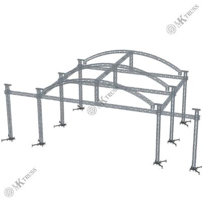 China 290*290mm black aluminium box truss compatible with F34 truss for sale