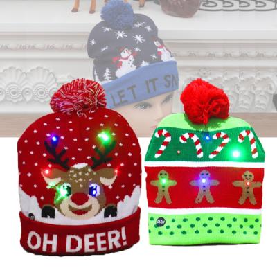 China Factory Wholesale New Favorite Party Hats Kids Hat Christmas Party Style Led Hats Adults Christmas Toys H24*21cm for sale