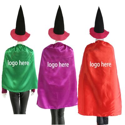 China Work Halloween Party Material Caps With Logo Children's Costume Ball Hooded Show Cloak Hot Selling Costume for sale