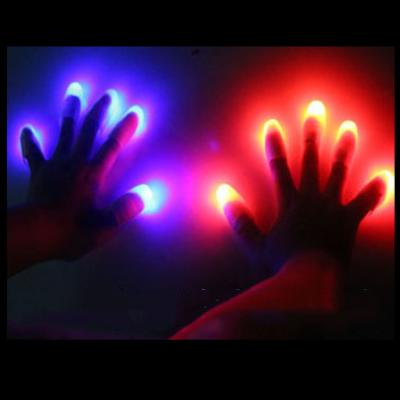 China PVC+LED Light Up Led Finger Thumbs Up Light For Party And Halloween Holiday Finger Lights Led Toy for sale