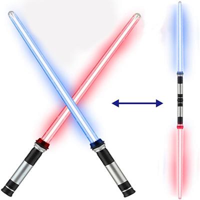 China New Style Unstretchable Retractable Toy Swords High Quality Glowing Retractable Lightsaber For Men's Hot Sale Light Up Sword For Kids for sale