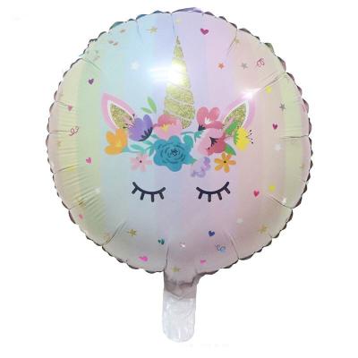 China Gift Toy New 18 Inch Round Birthday Balloons Kids Foil Balloon Party Decorations Adult Party Supplies Balloons Wedding Balloons All Day for sale