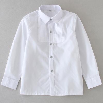 China 2021 New Arrival Spring Breathable Boys Long Sleeve Shirts Fashion Style Blue White Solid Striped Kid Wears Toddler Boy Clothes for sale