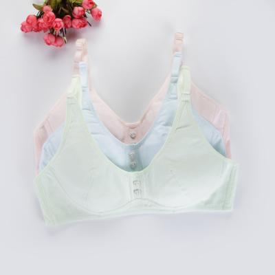 China Breathable Ready To Ship High Quality Clothing Underwear Girls Kids Bras In China Cotton Full Bras For Girls for sale