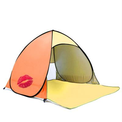 China Diagonal Tethering Type - 2 - 3 Person Family Waterproof Portable Outdoor Beach Fishing Camping Tent Retail for sale