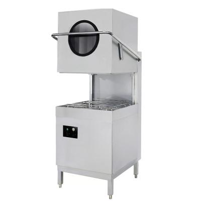 China Hotel Restaurant Dishwasher Commercial Dishwasher Machine Hood Commercial Dishwasher for sale