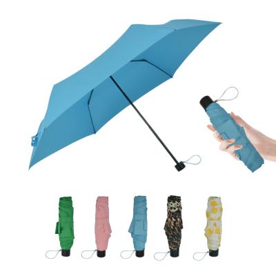 China Wholesale Promotion Small Folding Folding Pocket Lightweight 3 Fold Umbrella for sale