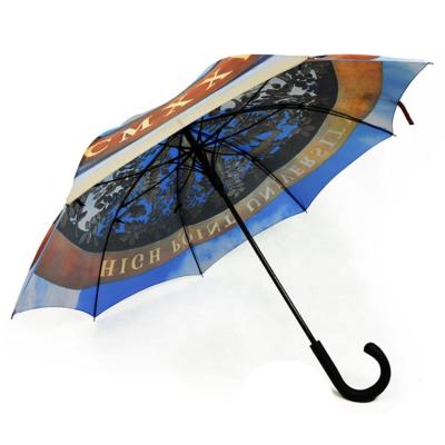 China All In 1 Full Custom Umbrella Gouache Printing 23Inch Straight Umbrella for sale