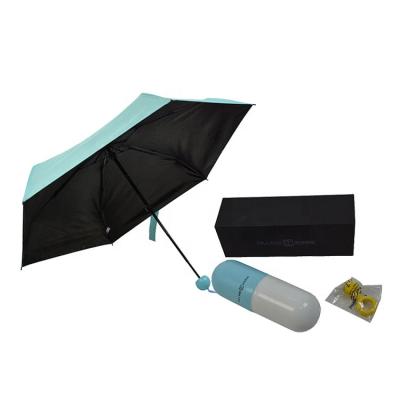 China Customized Size 5 Folding Folding Umbrella Mini Umbrella Anti UV Pocket for sale