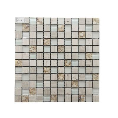 China White Parquet Factory Carrara Mosaic Slabs Stone Wall Panel Pattern for sale