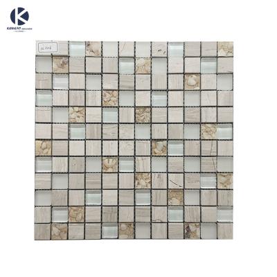 China Glossy Glass Flooring Mosaic Slabs Mosaic For Bath Room Shower Wall for sale