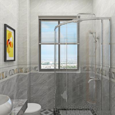 China Modern Glazed Metal Tiles Bathroom Gray Abc 3D Nature Malaysia 300X600mm Ceramic Wall Tile for sale