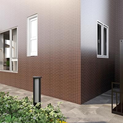 China Rustic Home Decorative Floor Tiles Brick Red Corten Clay Ceramic Exterior Wall Tile for sale