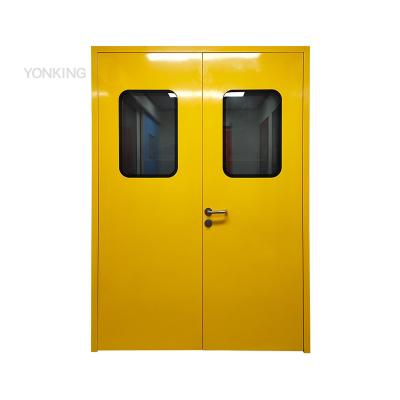 China Applicable Fire Protection Medical School Fire Door 60-90 Minutes Hotel Residence Wooden Flat Door for sale