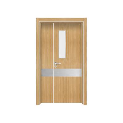 China Applicable Fire Protection Medical School Fire Door 60-90 Minutes Hotel Wooden Flat Door for sale