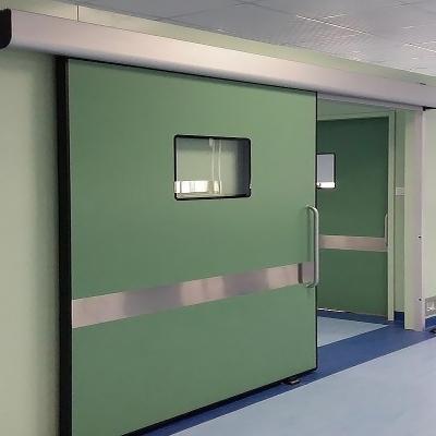 China Fire Protection Clinic Doors Hermetic Operation Theater Medical Doors Sliding Door for Hospital for sale