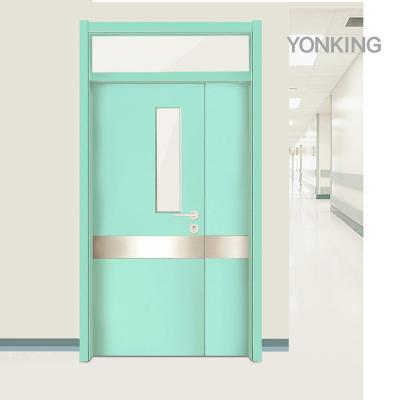 China Direct Manual Fire Protection Factory Door Operating Room Door Hospital Cleanroom Medical Airtight Door For Pharmacy Hospital Lab for sale