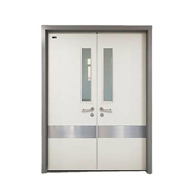 China Hot sale fire protection with double design low price modern luxury high quality simple exterior safety steel door for sale