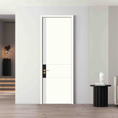 China Fire Protection Grade Painted Finish Solid Core Hotel Wooden Door for sale