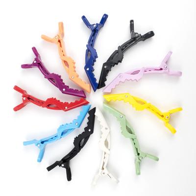 China Fix Hair Factory Supply Plastic Alligator Hair Clip Salon Hair Cutting Clip for sale