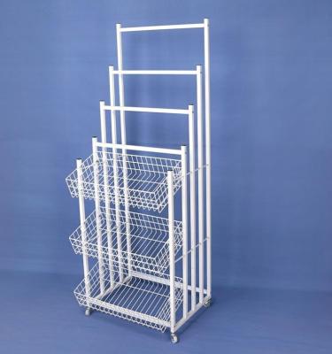 China Customized hot sale fruit vegetable display rack customize fruit display rack various styles store display rack for sale