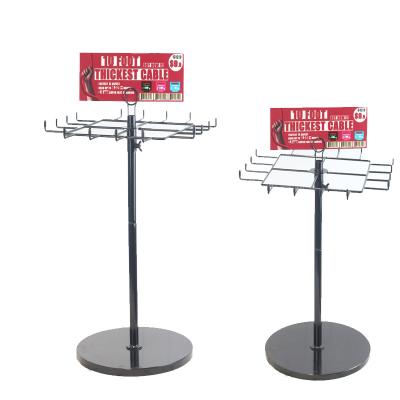 China 360 Stores Display Stand Fashion Metal Rotating Promotional Hat Rack Show High Quality Custom Display For Retail Store for sale