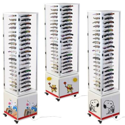 China Custom High Quality Acrylic Belt Organizer Retail Store Showcase Fashion Socks Display Stands for sale