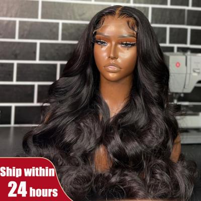 China Body Wave Indian Raw Virgin Hair Vendor Grade 12A Brazilian Lace Frontal Wig Pre Pluck Brazilian Hair Wigs For Women for sale