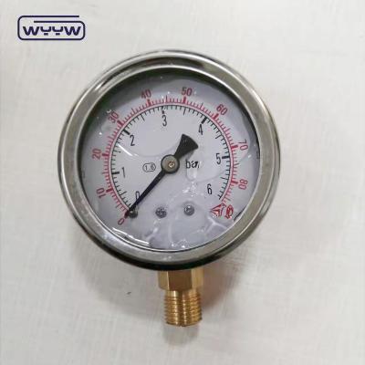 China Gauging Instruments Liquid Filled Radial Pressure Gauge 2.5