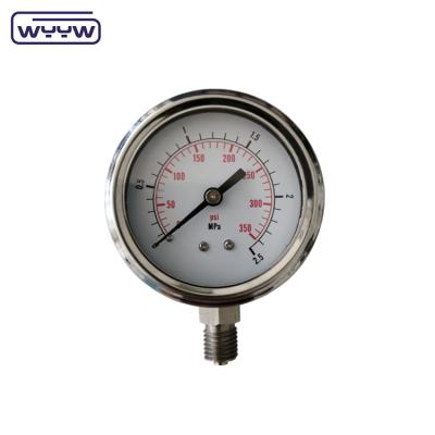 China Black Steel Bottom Industrial Electric Oil Pressure Gauge for sale