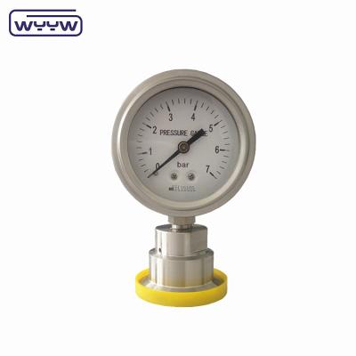 China SS Case and SS Internals Best Price Diaphragm Gauge Diaphragm Seal Pressure Gauge for sale