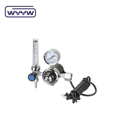 China Brass Full CO2 Electric Heated Pressure Regulator for sale