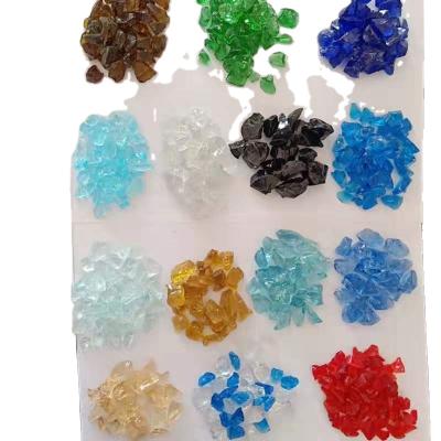 China Modern Fire Pit Glass Stone Fire Glass Cube For Aquarium Decoration Gas Fire Pit for sale