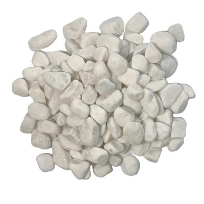 China Modern Decorative Marble White Gravel for Landscaping Graden for sale