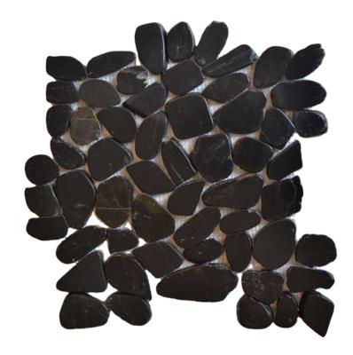 China Mosaic Pebble Stone Japanese Cut Mosaic Tile For Floor And Swimming Pool for sale