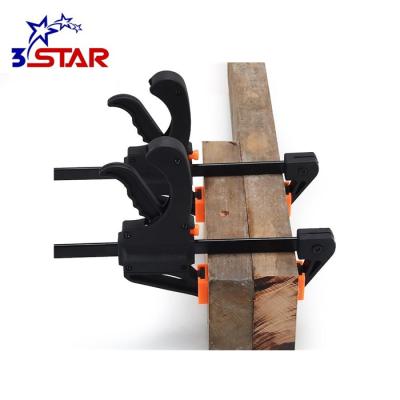 China Wood Working Ratchet F Quick Release Compression Gear Wooden Working Bar Clamp for sale