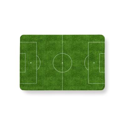 China Custom Waterproof Quick Production Soccer Field Sublimation Printed Indoor Sponge Floor Mat for sale