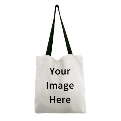 China Fashionable Empty Shopping Bag For Custom Sublimation Printing Tote Handbag for sale