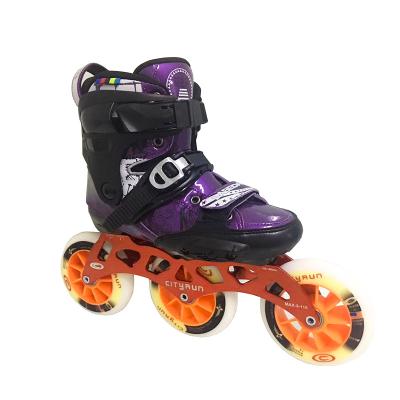 China High Strength Carbon Fiber Integrated Wheel Carbon Fiber 3 Speed ​​Skates Wheels Finger Skate Finger Integrated Roller Skates for sale