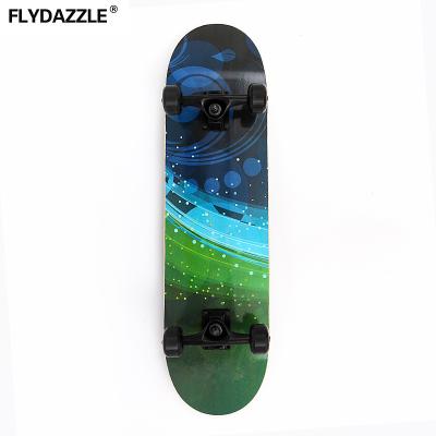 China Pro Youth Skateboard Deck Heat Transfer Veneer Maple Elektro Victory Board Skateboard for sale