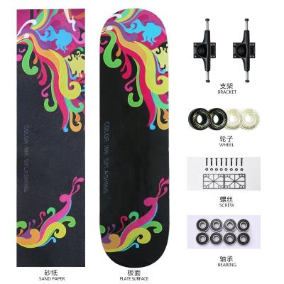 China Youth Custom 7 Ply Maple Skateboard Sporty Empty Deck Canadian Deck Skateboard Pro for sale