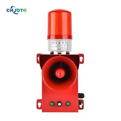 China Traffic Roadway Safety JTG-9003J Flashing Light Sound and Visual LED Warning Light Industrial Waterproof Voice Alarm Audible Sounder for sale